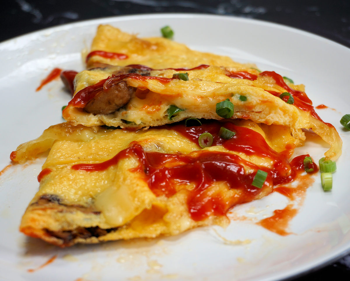 Cheese And Mushroom Omelette Recipe Cuisine Fiend